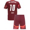 Otroški Nogometni dresi za nogomet RB Leipzig Gostujoči 2024-2025 rdeča Xavi Simons 10