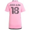 Ženski Nogometni dresi Inter Miami CF Domači 2024-25 roza Jordi Alba 18