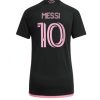 Ženski Nogometni dresi Inter Miami CF Gostujoči 2024-25 črna Kratek Rokav Lionel Messi 10