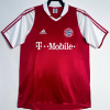 Retro Nogometni dresi Bayern Munich Domači 2003-04 rdeča bela Kratek Rokav