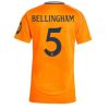 Ženski Nogometni dresi Real Madrid Gostujoči 2024-25 Jude Bellingham 5