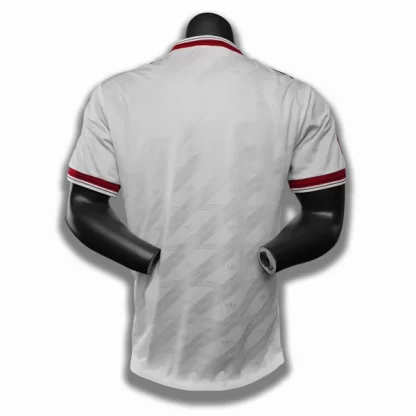 Poceni Retro Nogometni dresi Manchester United Gostujoči 1986-88 bela-1