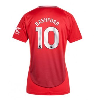 Ženski Nogometni dresi Manchester United Domači 2024-25 Marcus Rashford 10