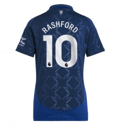 Ženski Nogometni dresi Manchester United Gostujoči 2024-25 Marcus Rashford 10