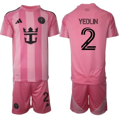 Moški Nogometni dresi kompleti Inter Miami CF Domači 2025-26 DeAndre Yedlin 2