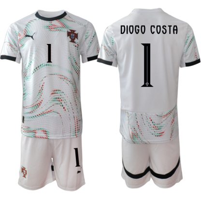 Moški Nogometni dresi kompleti Portugalska Reprezentance Gostujoči 2025-26 Diogo Costa 1