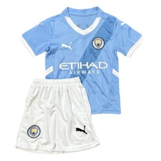 Otroški Nogometni dresi Kompleti Manchester City Domači 2025-2026