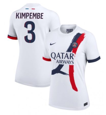 Ženski Nogometni dresi Paris Saint-Germain PSG Gostujoči 2024-25 Presnel Kimpembe 3