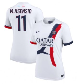 Ženski Nogometni dresi Paris Saint-Germain PSG Gostujoči 2024-25 Marco Asensio 11