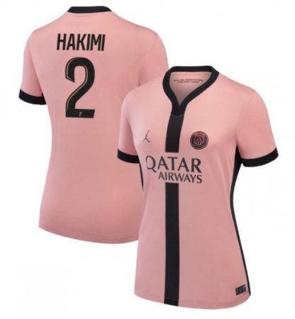 Ženski Nogometni dresi Paris Saint-Germain PSG Tretji 2024-25 Achraf Hakimi 2