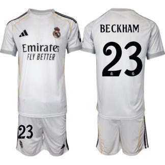 Moški Nogometni Dresi kompleti Real Madrid Domači 2025-26 David Beckham 23