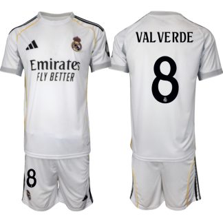 Moški dresi Federico Valverde Real Madrid kompleti Domači 2025-26