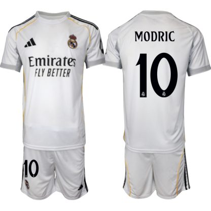 Moški Nogometni Dresi kompleti Real Madrid Domači 2025-26 Luka Modric 10