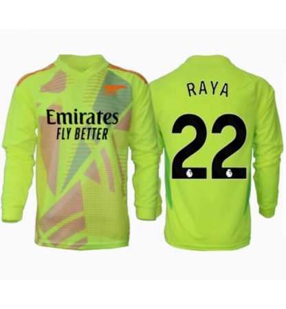 Moški Nogometni Dresi Arsenal Vratar Domači 2024-25 David Raya 22