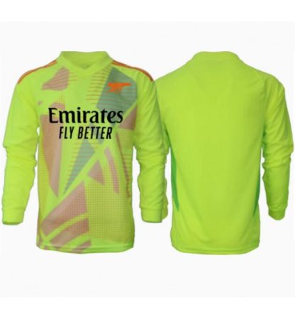 Moški Nogometni Dresi Arsenal Vratar Domači 2024-25 zelena Dolgi rokavi