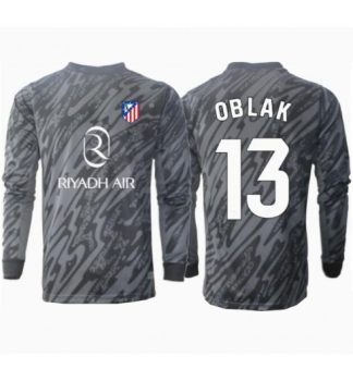 Moški Nogometni Dresi Jan Oblak Atletico Madrid Vratar Domači 2024-25 Dolgi rokavi