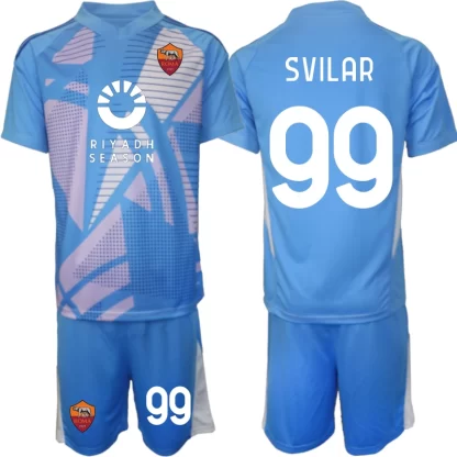 Replika Nogometna dresi za otroke AS Roma Vratar 24-25 Mile Svilar