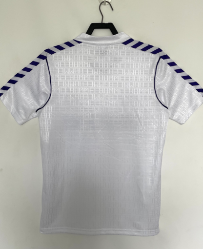 Retro Nogometni dresi Real Madrid Domači 1988-90 bela Kratek Rokav-1