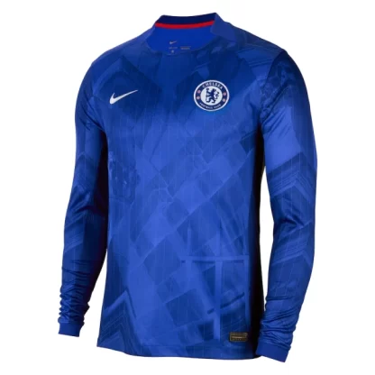 Moški Nogometni dresi Chelsea Domači 2025-26 Dolgi Rokav-1