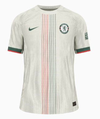 Moški Nogometni dresi Chelsea Gostujoči 2025-26 z lastnim tiskom