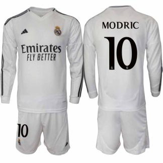 Replika Nogometni dresi Klubi Real Madrid Domači 2024-25 tisk Luka Modric