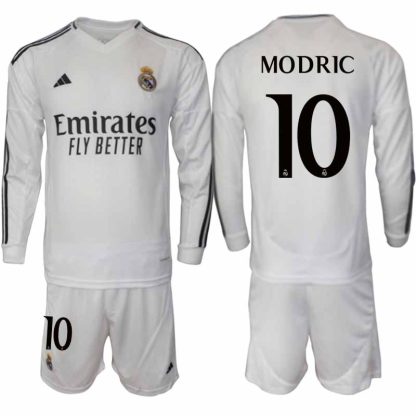 Replika Nogometni dresi Klubi Real Madrid Domači 2024-25 tisk Luka Modric