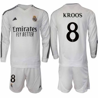 Moški Nogometni dresi kompleti Real Madrid Domači 2024-25 Toni Kroos