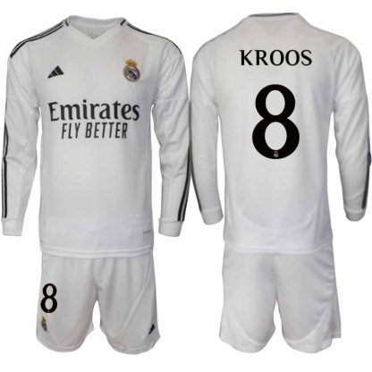 Moški Nogometni dresi kompleti Real Madrid Domači 2024-25 Toni Kroos