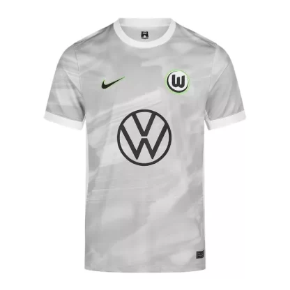 Moški Nogometni dresi VFL Wolfsburg Gostujoči 2025-26 siva
