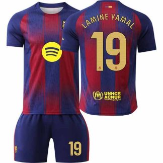 Otroški Nogometni Dres komplet FC Barcelona Domači 2025-26 Lamine Yamal 19