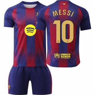 Otroški Nogometni Dres komplet FC Barcelona Domači 2025-26 Lionel Messi 10