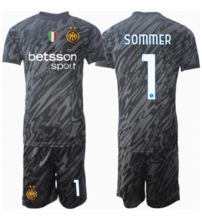 Otroški Nogometni dresi Inter Milan Vratar Tretji 2024-25 Yann Sommer