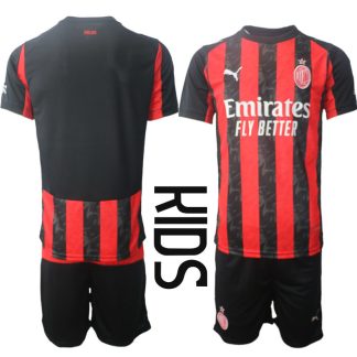 Otroški Nogometni Dresi komplet AC Milan Domači 2025/26