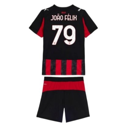 Otroški Nogometni Dresi komplet AC Milan Domači 2025/26 João Félix 79