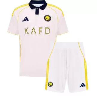 Poceni Otroški Nogometni dresi kompleti Al-Nassr Tretji 2025-26