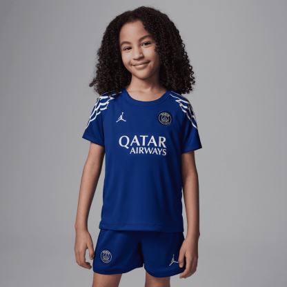 Otroški Nogometni dresi Paris Saint-Germain PSG Tretji 2025-26 Modra-2
