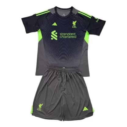 Otroški Nogometni dresi za otroke Liverpool Vratar 2025-26
