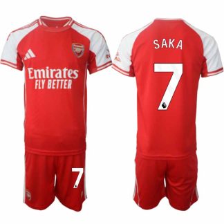 Poceni Moški nogometni dresi kompleti Arsenal Domači 2025-26 Bukayo Saka
