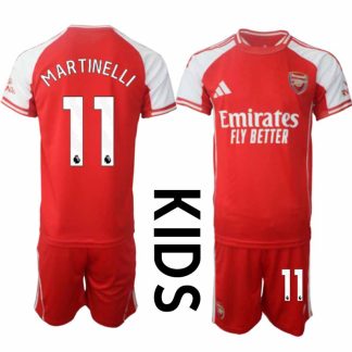 Prodajo Nogometni dresi Kompleti za otroke Arsenal Domači 2025-26 Gabriel Martinelli