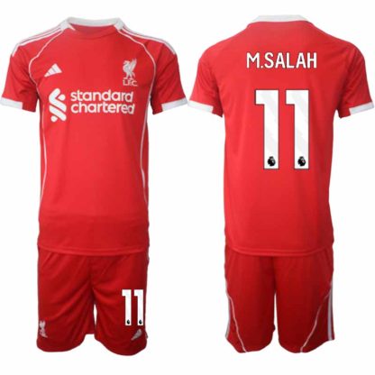 Prodajo Nogometni dresi Liverpool Domači 2025-26 Mohamed Salah 11
