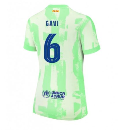 Ženski Nogometni Dresi Barcelona Tretji 2024-25 Paez Gavi 6