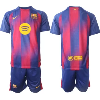 Moški Nogometni Dres FC Barcelona Domači 2025-26 z lastnim tiskom