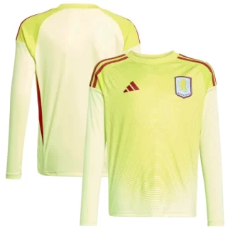 Poceni Moški Nogometni dresi Aston Villa Vratar 2025-26 rumena