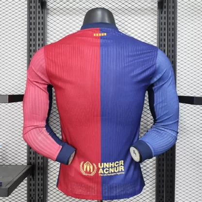 Moški Nogometni dresi FC Barcelona Travis Scott 2024-25 Dolgi Rokav-1
