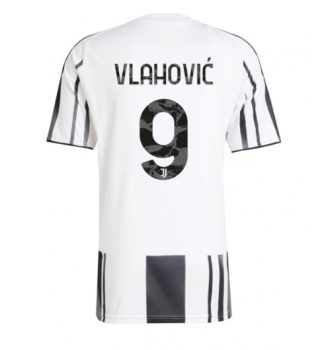 Moški Nogometni Dresi Juventus Domači 2025-26 Dusan Vlahovic 9