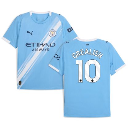 Moški Nogometni dresi Manchester City Domači 2025-26 Jack Grealish 10-1