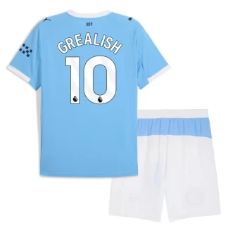 Otroški dresi Kompleti Manchester City Domači 2025-26 Jack Grealish 10