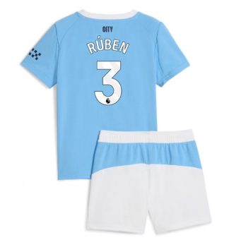 Otroški dresi Kompleti Manchester City Domači 2025-26 Ruben Dias 3