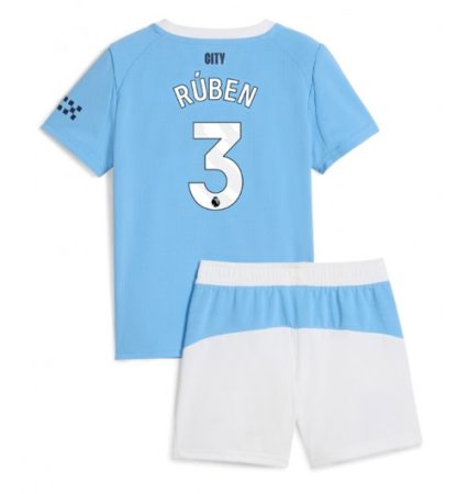Otroški dresi Kompleti Manchester City Domači 2025-26 Ruben Dias 3