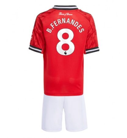 Otroški dresi Kompleti Manchester United Domači 2025-26 Bruno Fernandes 8